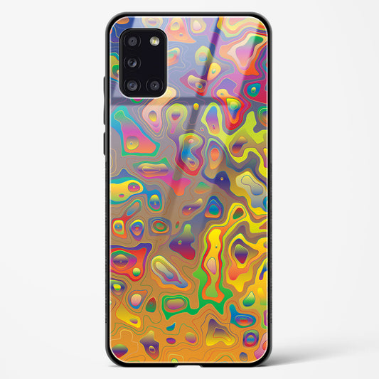 Contour Map - Samsung Galaxy A31 Glass Gripper Case