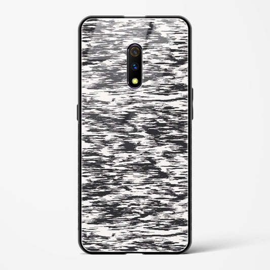 Black and White Glitch - Oppo K3 Glass Gripper Case