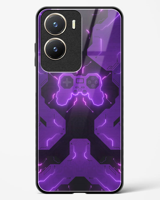 Violet Vortex - Vivo T2x 5G Glass Gripper Case