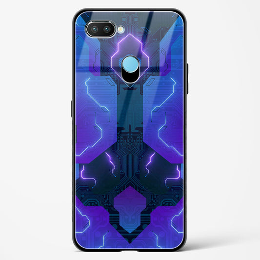 Electric Blueburst - Realme 2 Glass Gripper Case