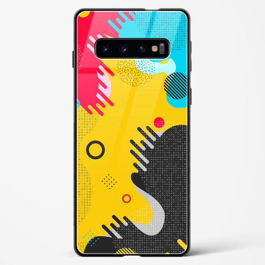 Boho Abstract - Samsung Galaxy S10 Plus Glass Gripper Case