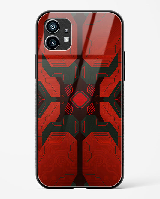 Crimson Chaos - Nothing Phone 1 Glass Gripper Case