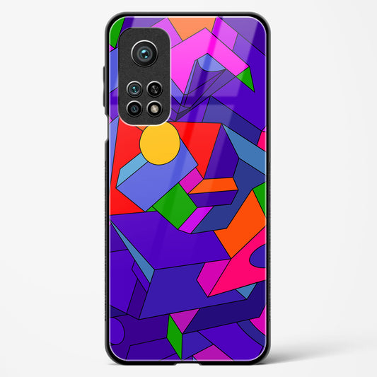 Geometric Chroma  - Mi 10T Glass Gripper Case