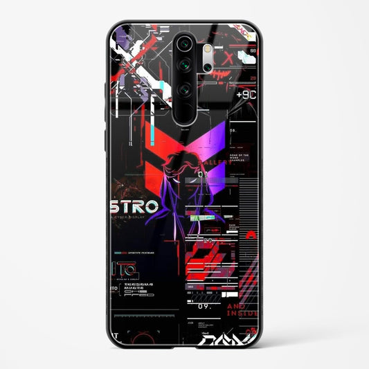 Cyber Boy Red - Redmi Note 8 Pro Glass Gripper Case