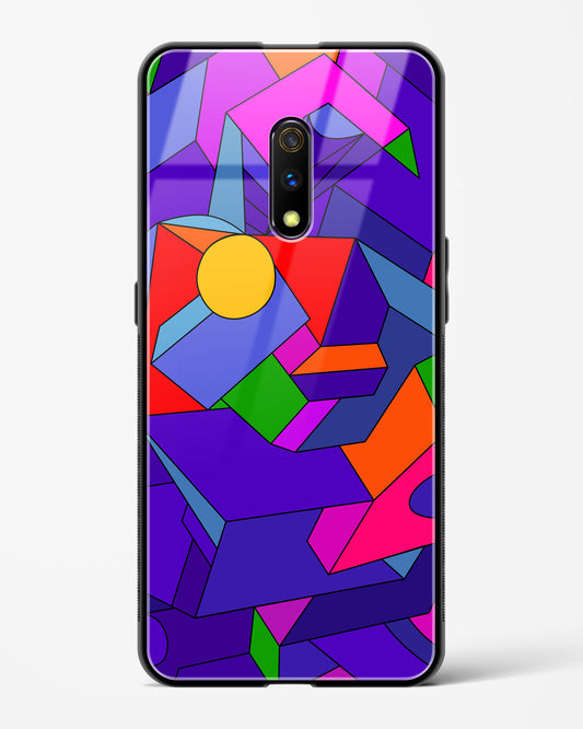 Geometric Chroma - Realme X Glass Gripper Case