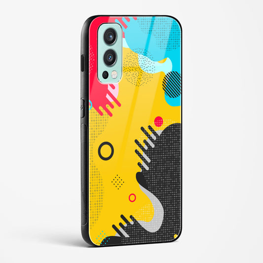 boho abstract OnePlus OnePlus Nord 2 Glass Gripper Case