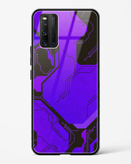 Purple Pulse - Vivo iQOO3 Glass Gripper Case