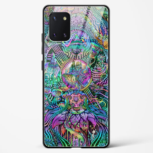 Trippy Galaxy  - Samsung Galaxy Note 10 Lite Glass Gripper Case