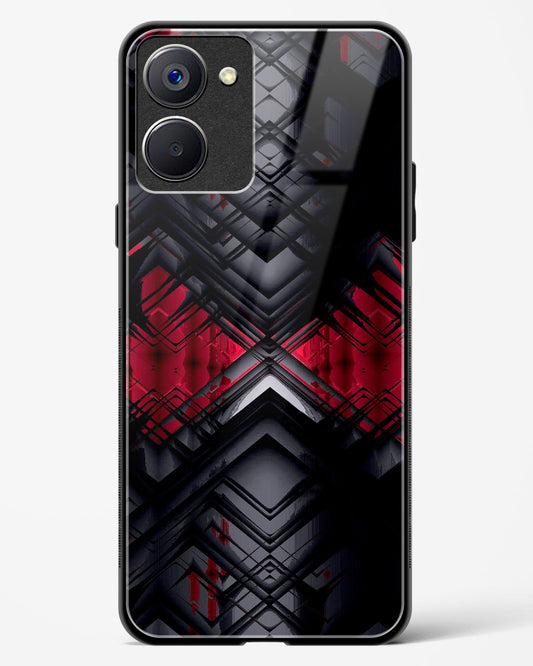 Red Eclipse - Realme 10 Pro 5G Glass Gripper Case