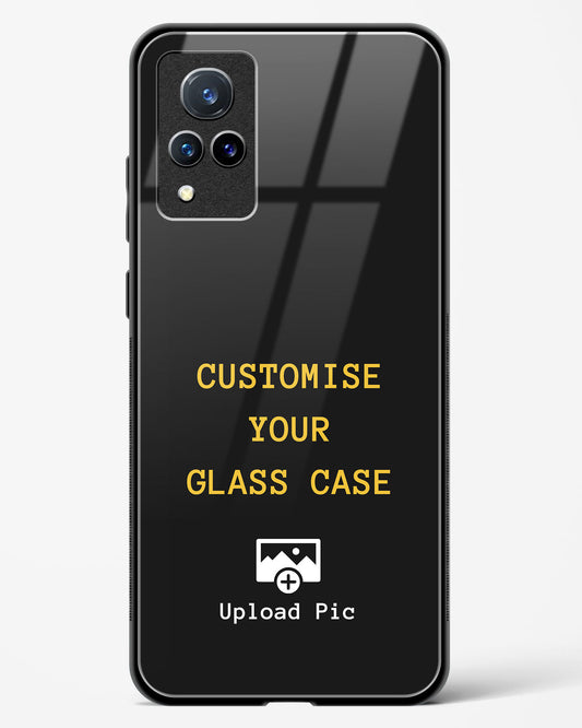 Customizable - Vivo V21 Glass Gripper Case