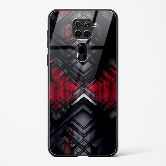 Red Eclipse - Redmi Note 9 Glass Gripper Case