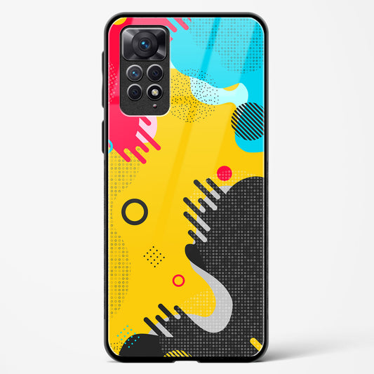 boho abstract - Redmi Note 11S Glass Gripper Case