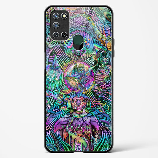 Trippy Galaxy  - Realme 7i Glass Gripper Case