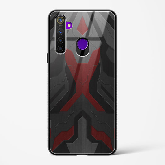 Ruby Rampage - Realme 5 Pro Glass Gripper Case