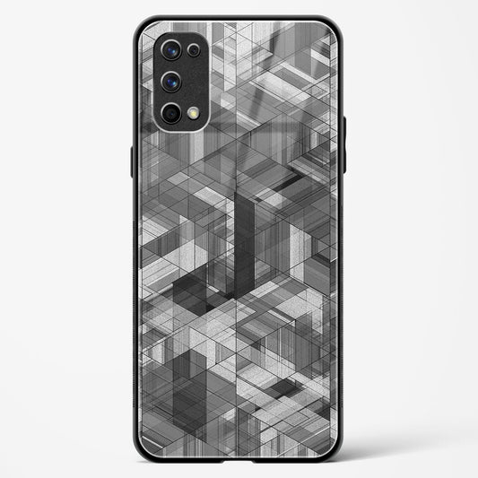 Black Diamond Grid - Realme 7 Pro Glass Gripper Case