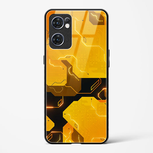 Solar Flare - Oppo Reno 7 5G Glass Gripper Case