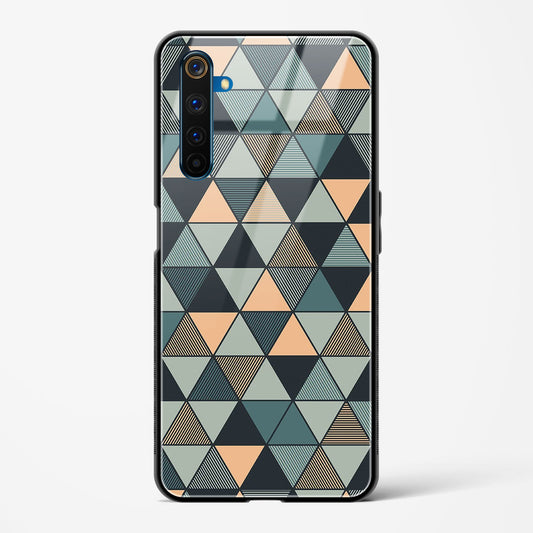 Triangle Mosaic - Realme 6 Pro Glass Gripper Case