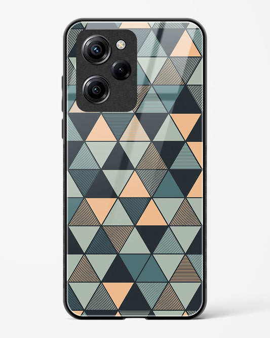 Triangle Mosaic - POCO X5 Pro 5G Glass Gripper Case