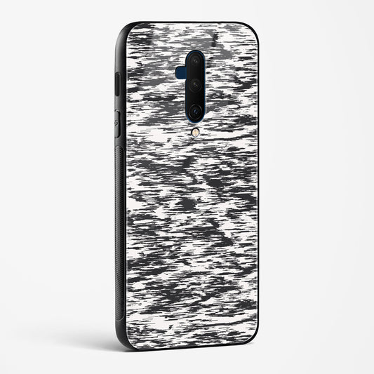 Black and White Glitch OnePlus OnePlus 7 Pro Glass Gripper Case