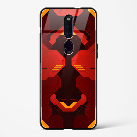 Flame Fusion - Oppo F11 Pro Glass Gripper Case