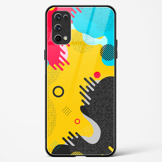 boho abstract - Realme 7 Pro Glass Gripper Case