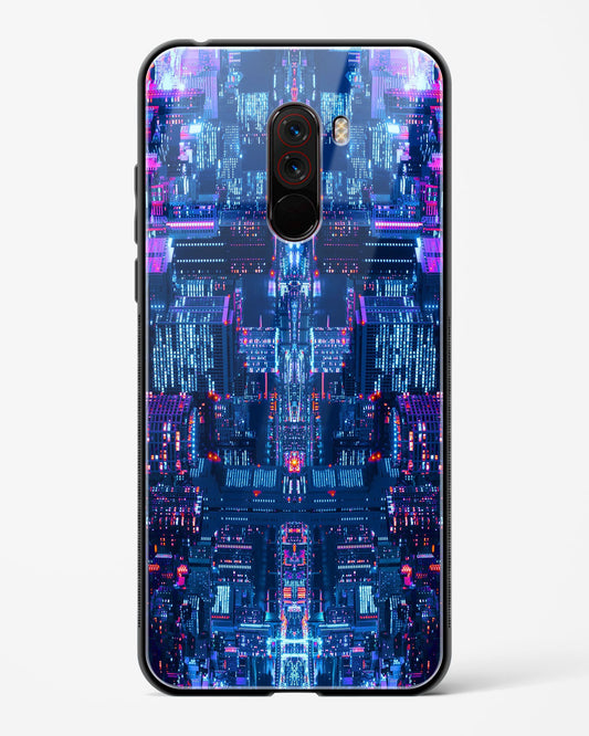 City Glitch - POCO F1 Glass Gripper Case