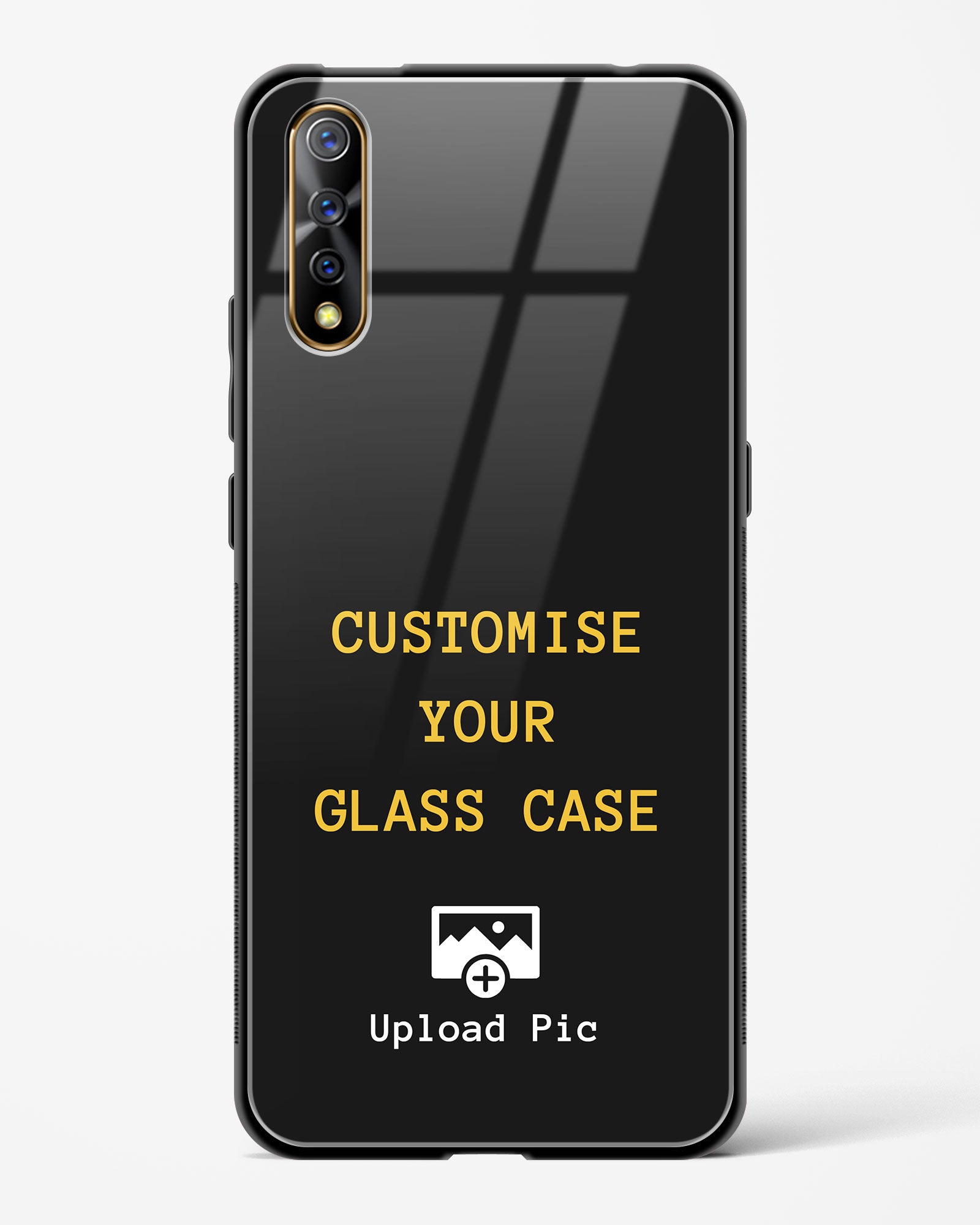 Customizable - Vivo S1 Glass Gripper Case