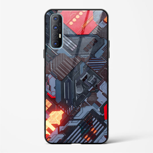 Sanguine Surge - Oppo Reno 3 Pro Glass Gripper Case