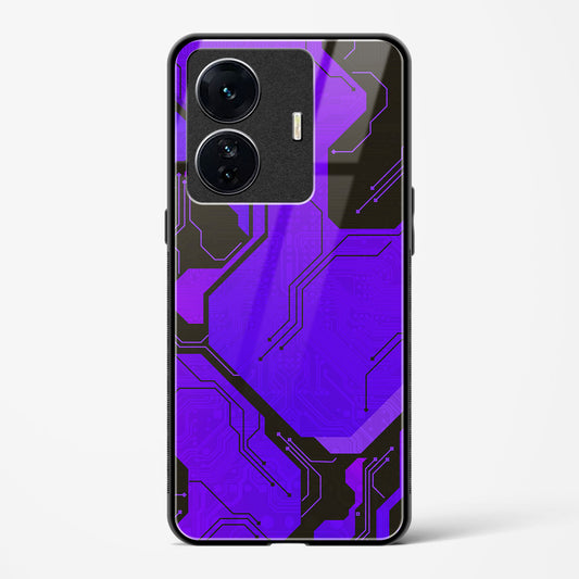 Purple Pulse - Vivo T1 Pro 5G Glass Gripper Case