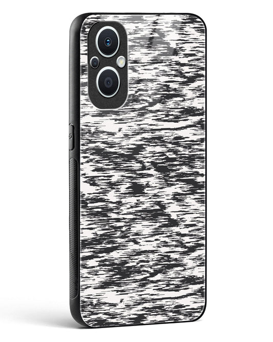 Black and White Glitch - OnePlus Nord N20 5G Glass Gripper Case