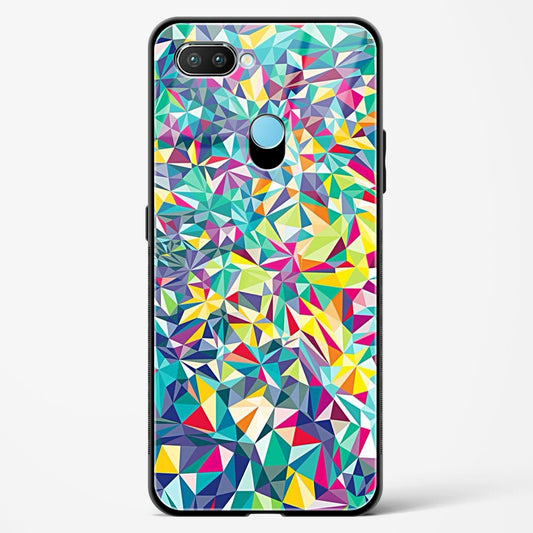 colorful geometric abstract - Realme 2 Glass Gripper Case