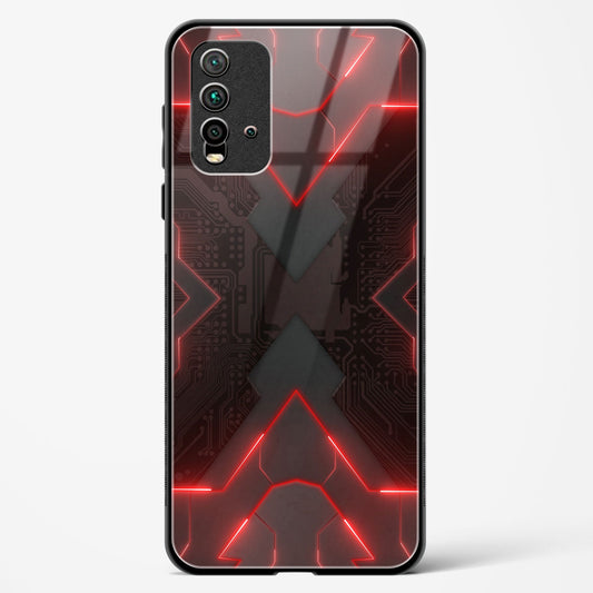 Red Horizon - Redmi 9 Power Glass Gripper Case