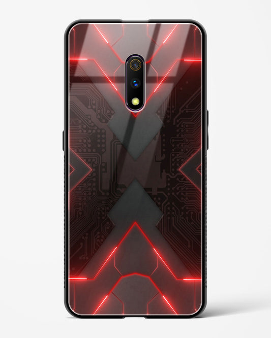 Red Horizon - Realme X Glass Gripper Case