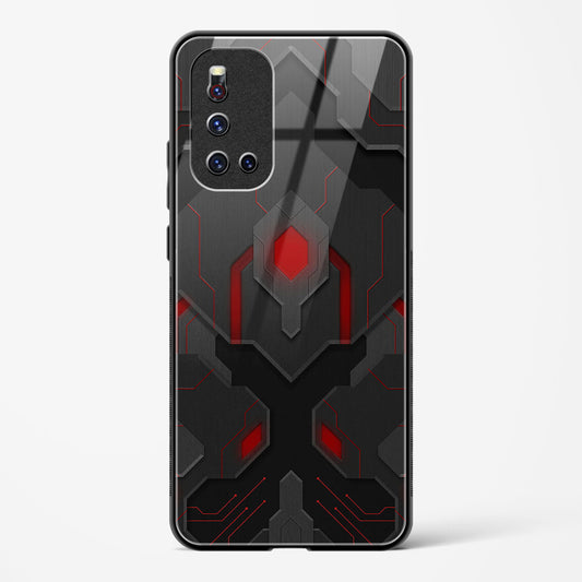 Obsidian Inferno - Vivo V19 Glass Gripper Case