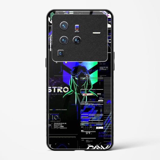 Cyber Boy Blue - Vivo X80 Pro 5G Glass Gripper Case