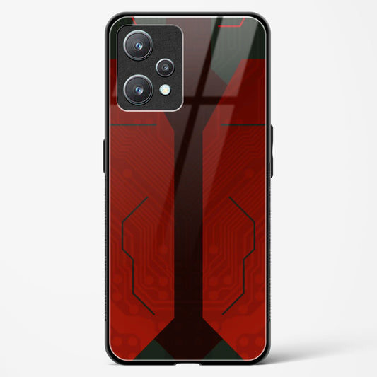 Scarlet Sentinel - Realme 9 Pro Plus 5G Glass Gripper Case