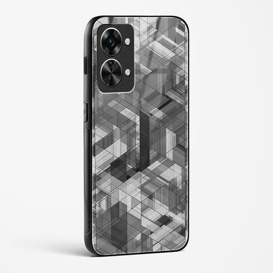 Black Diamond Grid OnePlus OnePlus Nord 2T 5G Glass Gripper Case