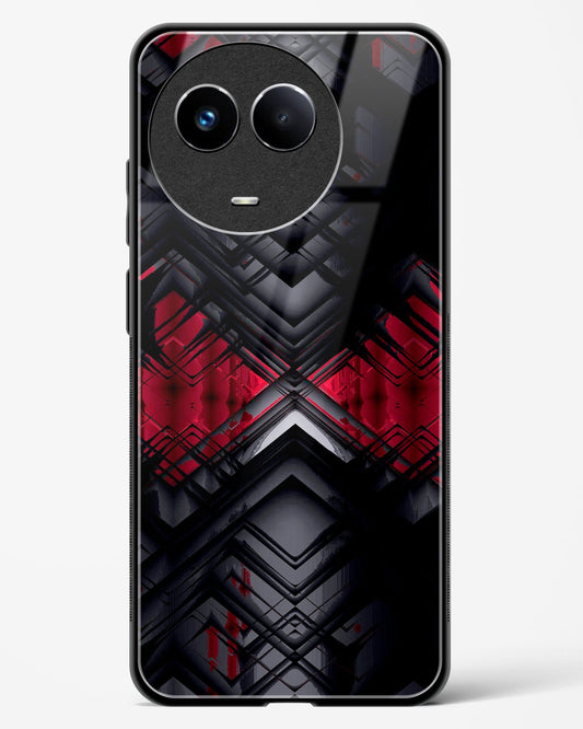 Red Eclipse - Realme 11 5G Glass Gripper Case