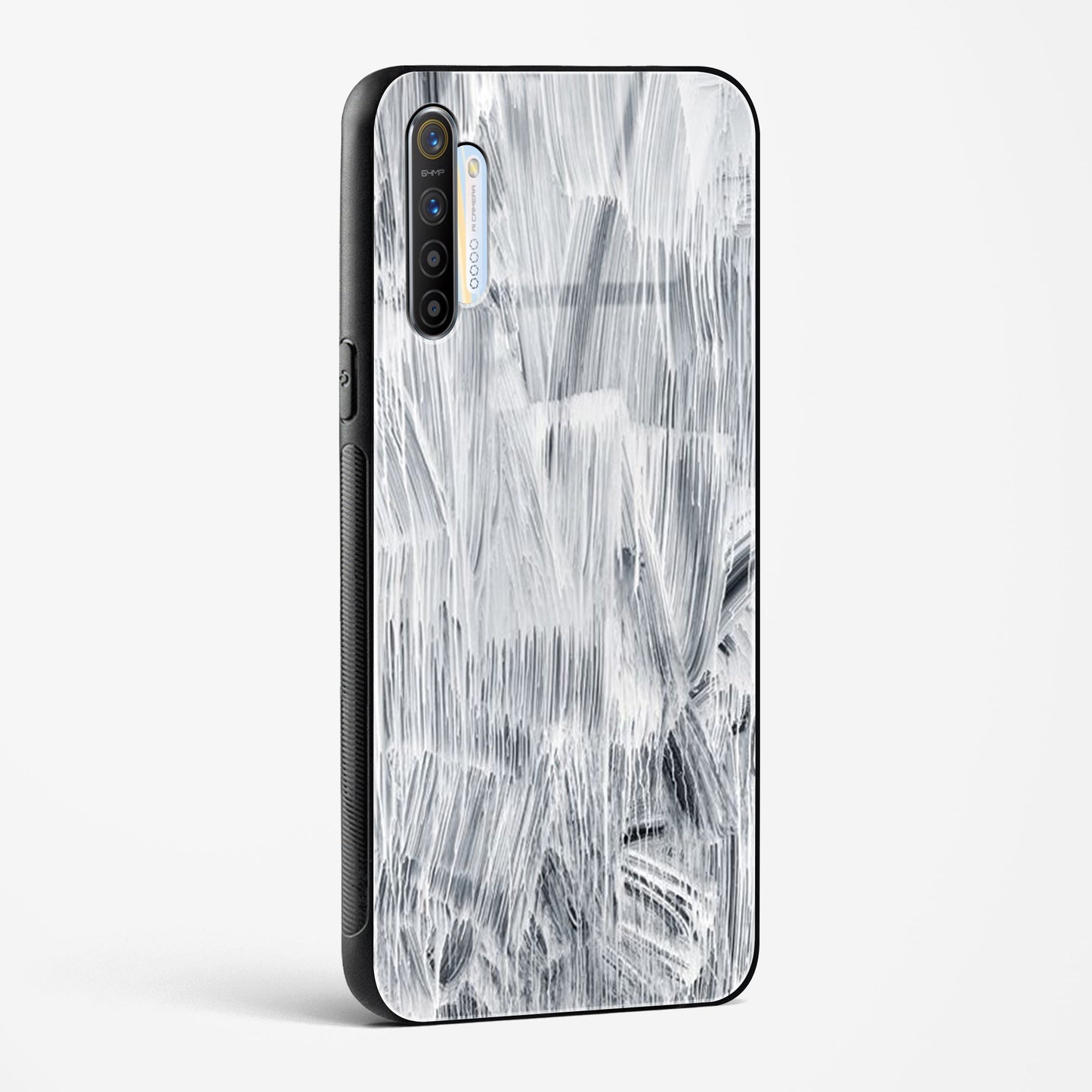 white paint - Realme X2 Glass Gripper Case