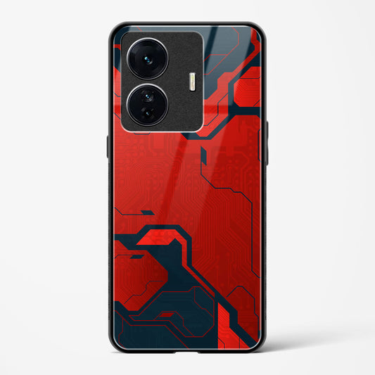 Sanguine Surge - Vivo T1 Pro 5G Glass Gripper Case