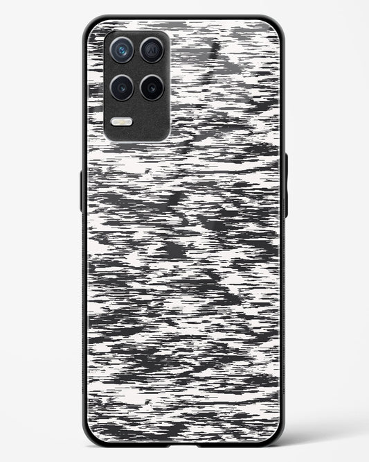 Black and White Glitch - Realme 8s 5G Glass Gripper Case