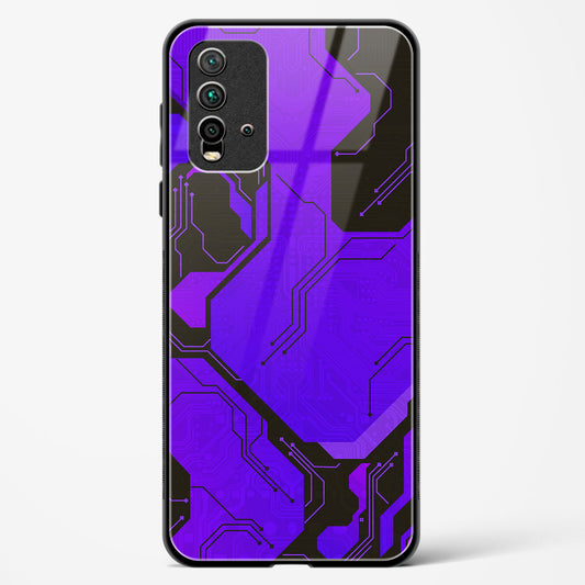 Purple Pulse - Redmi 9 Power Glass Gripper Case