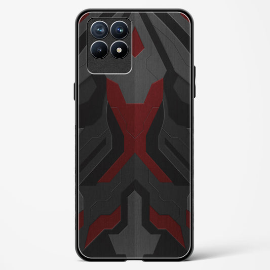 Ruby Rampage - Realme 8i Glass Gripper Case