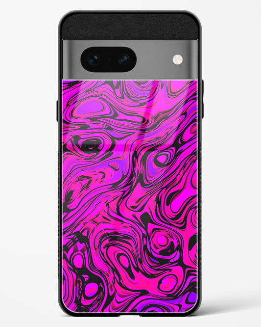 colorful stroke pattern - Google Pixel 7A Glass Gripper Case