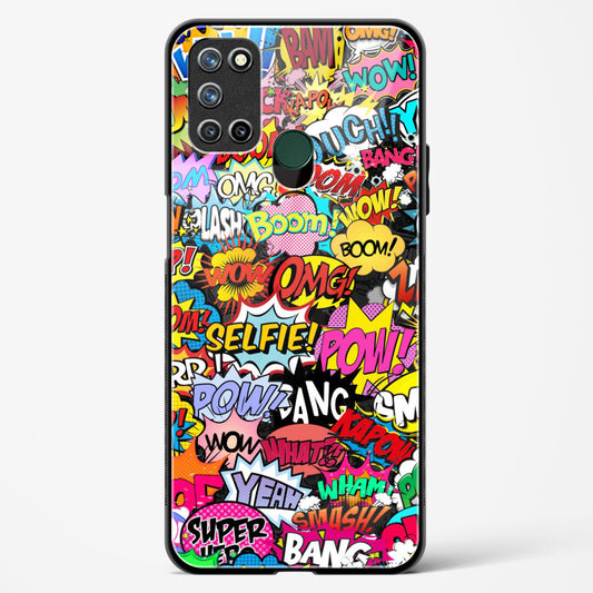 comic madness - Realme 7i Glass Gripper Case