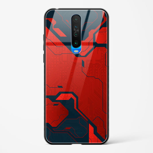 Sanguine Surge - POCO X2 Glass Gripper Case