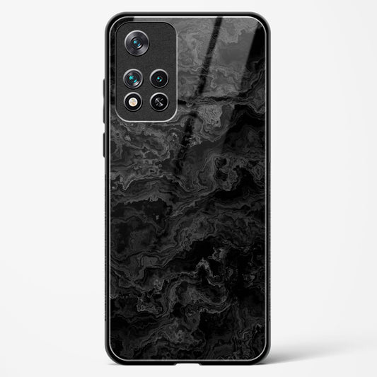 Charcoal Veil - Redmi Note 11T 5G Glass Gripper Case