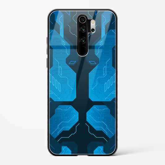 Cobalt Cascade - Redmi Note 8 Pro Glass Gripper Case