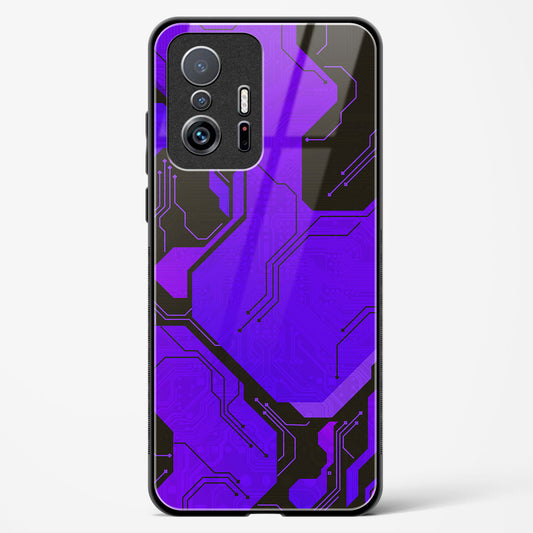 Purple Pulse - Xiaomi 11T Glass Gripper Case