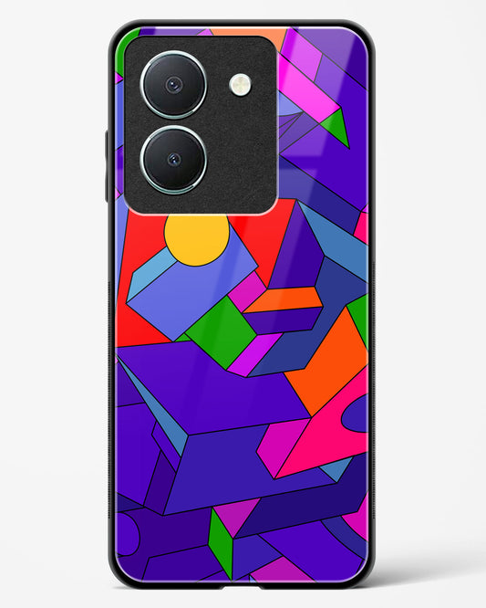 Geometric Chroma - Vivo Y36 Glass Gripper Case